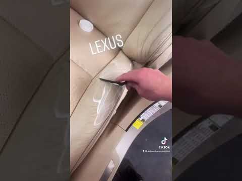 Lexus leather upholstery repair like new