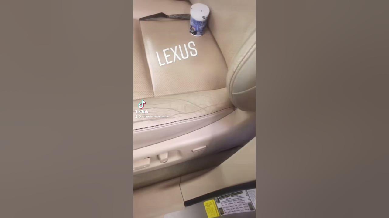 Lexus leather upholstery repair like new YouTube
