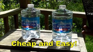 How to make super easy plastic bottle crawfish trap! 