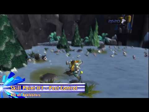 Ratchet & Clank (HD) - All Skill Points & Gold Bolts (Hoven)