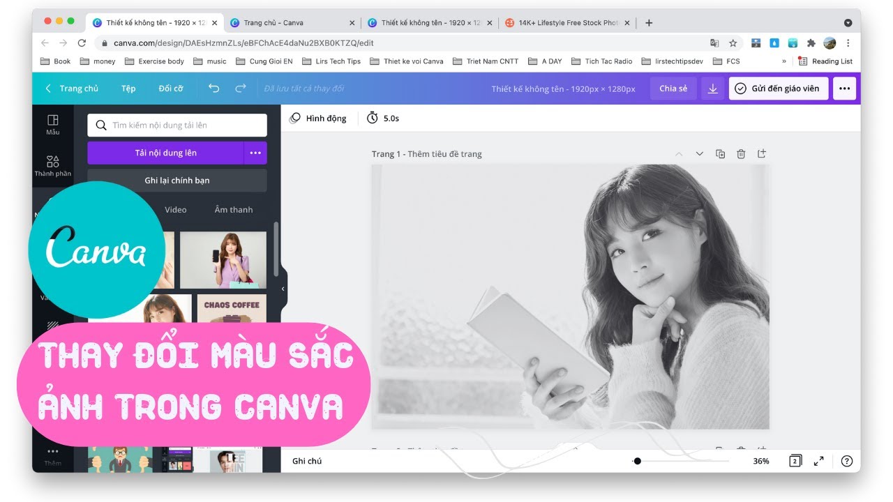 Đổi Màu Ảnh Trong Canva: Bí Quyết Tạo Nên Thiết Kế Nổi Bật!
