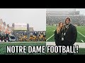 ND Football Game ON the Field & Meeting Our Family Nest!!!
