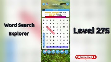 Word Search Explorer Level 275 Answer 🔍 | Step-by-Step Guide | Go Answer