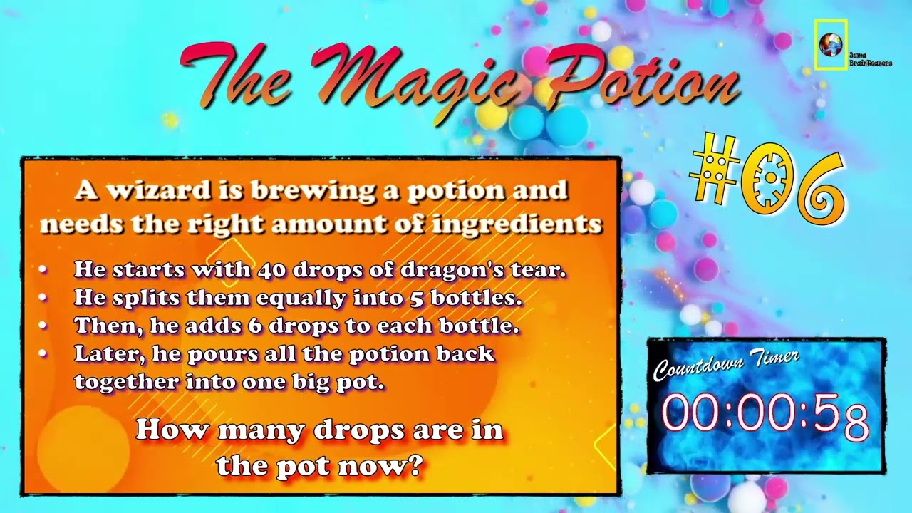 006 Magic Potion - Math Problem