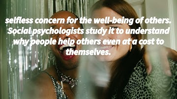 Altruism and Aggression. Culture and Emotion