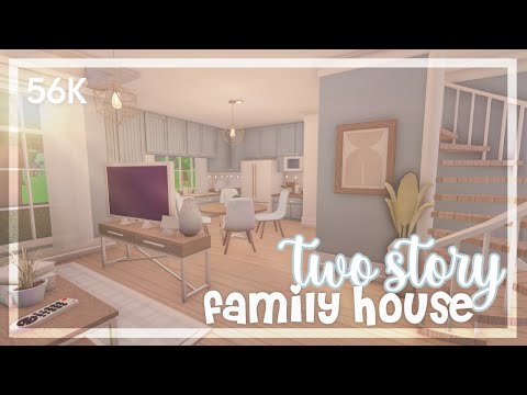 bloxburg | two-story family house 🩵 | 56k