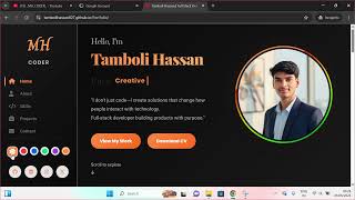 Famous Full Stack Developer Portfolio 2026 | React, Node.js, MongoDB Projects Showcase | MH_CODER Net Worth