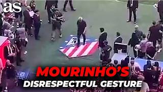 MOURINHO stepped on the ATLETICO BADGE after the match | REAL MADRID