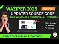 waziper with button template | whatsapp marketing panel | new waziper script