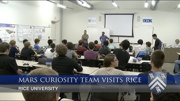 Mars Curiosity team visits Rice University