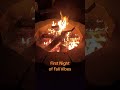 First night of fall