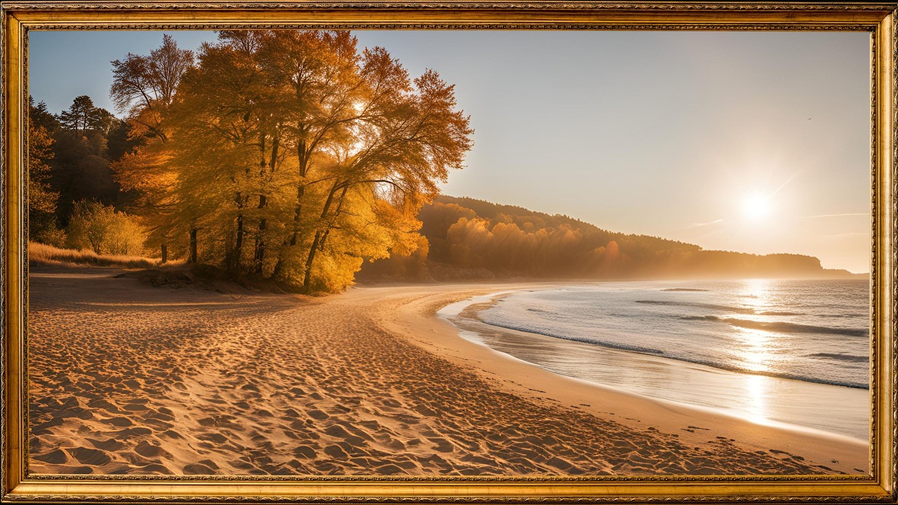 Frame TV Art Autumn | TV Art Background | No Music | TV Art Screensaver
