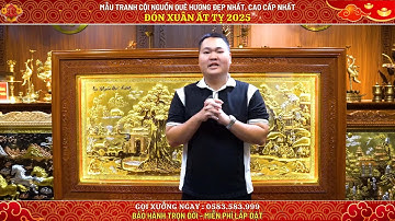 Siêu Phẩm! Mẫu Tranh Đồng "Cội Nguồn Quê Hương" Dát Vàng Bạc Đẹp Nhất 2024| Đồ Đồng Cao Cấp Tâm Phúc