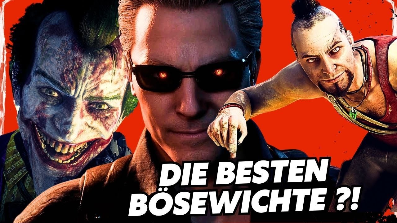 10 BESTEN BÖSEWICHTE in Videospielen!