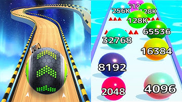 Going Balls VS Ball Run 2048 Infinity - All Levels Gameplay Android iOS Ep 2
