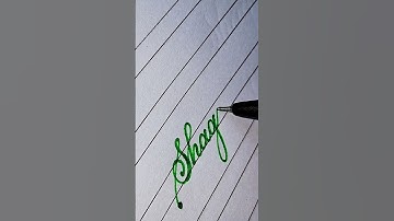 Shagun✨️ in Cursive Writing #youtubeshorts #satisfying #cursive #art #shortvideo
