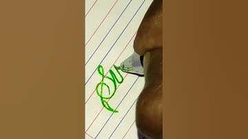 Cursive writing || Surjo name status video