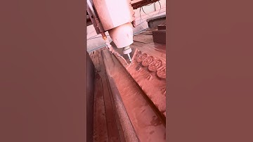 Amazing Stone Pillar Designing machine #machine #design #automobile #stone #shorts