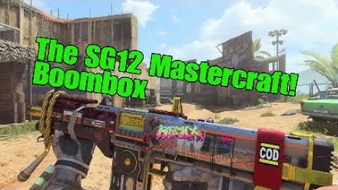 Call of Duty Black Ops 4 | The SG12 Boombox Mastercraft!