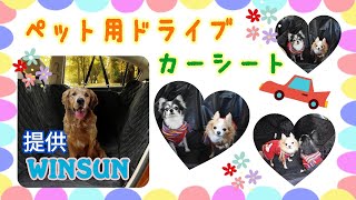 ペット用ドライブシートが届きました！【提供】“WINSUN”　犬用カーシート☆　チワワ　Chihuahua