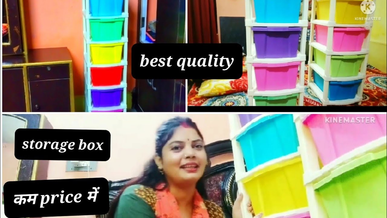meesho haul storage box YouTube