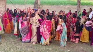 Wedding Dance : Dev Puji in Puja's Wedding by Villagers