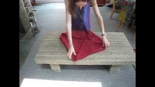 Self-Folding Tetra Stadium Blanket