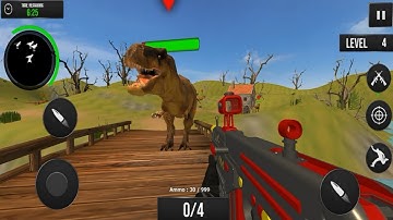 Dino Hunting Games - Wild Hunter 3D Android ios gameplay - Dinosaur Planet Gaming Part - 3