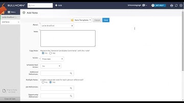 Bullhorn Training   6 1    Prescreening a Candidate
