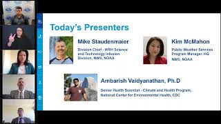 NWS/CDC Joint Webinar on NWS HeatRisk