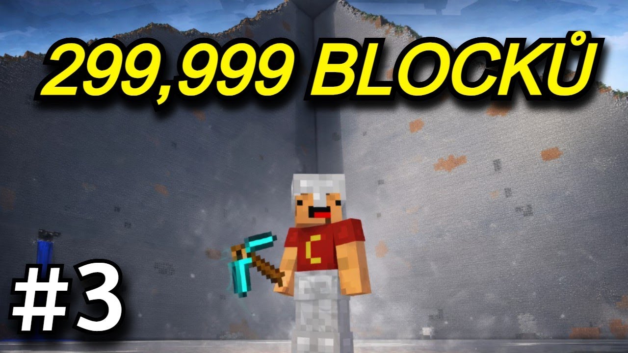 Vykopal jsem 299,998 BLOCKŮ v Minecraftu - YouTube