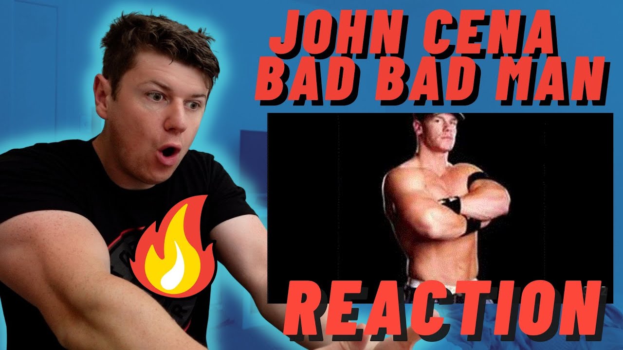 JOHN CENA - BAD BAD MAN | JOHN CENA MAKES FIRE MUSIC!! ((IRISH MAN REACTION!!))