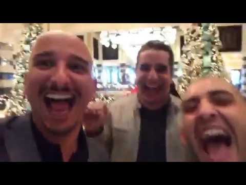 باسم يوسف يسخر من أيمن وتار في فيديو سيلفي مع شادي ألفونس وخالد منصور