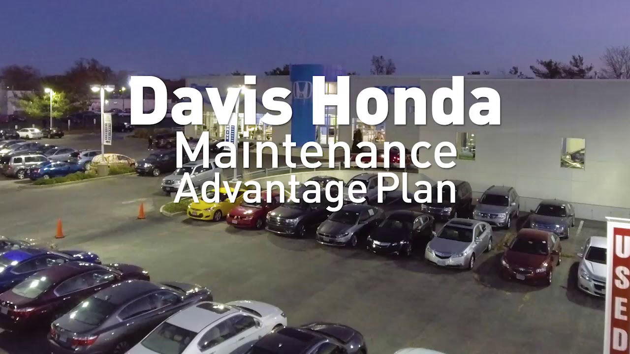 Davis Honda Maintenance Advantage Plan YouTube