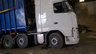 Getting loaded with waste, BMI ejector trailer