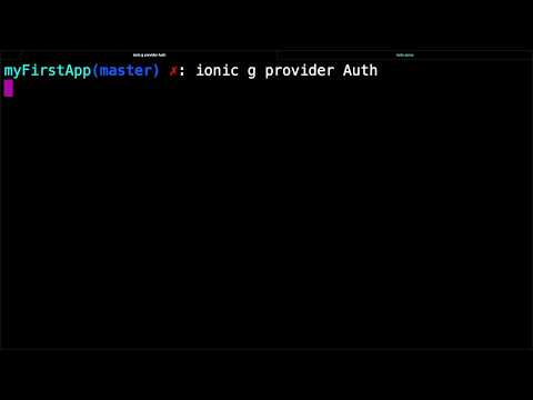 [Ionic 3 Essencial -- free]  -  27 Criando Nosso Auth Provider