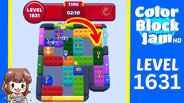 Color Block Jam Level 697 (1631) Solution Walkthrough