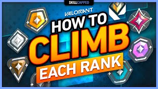 How to CLIMB EACH RANK & STOP BEING STUCK in VALORANT!