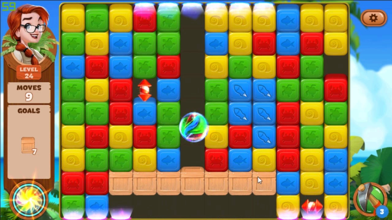 Lost Island Blast Adventure level 24