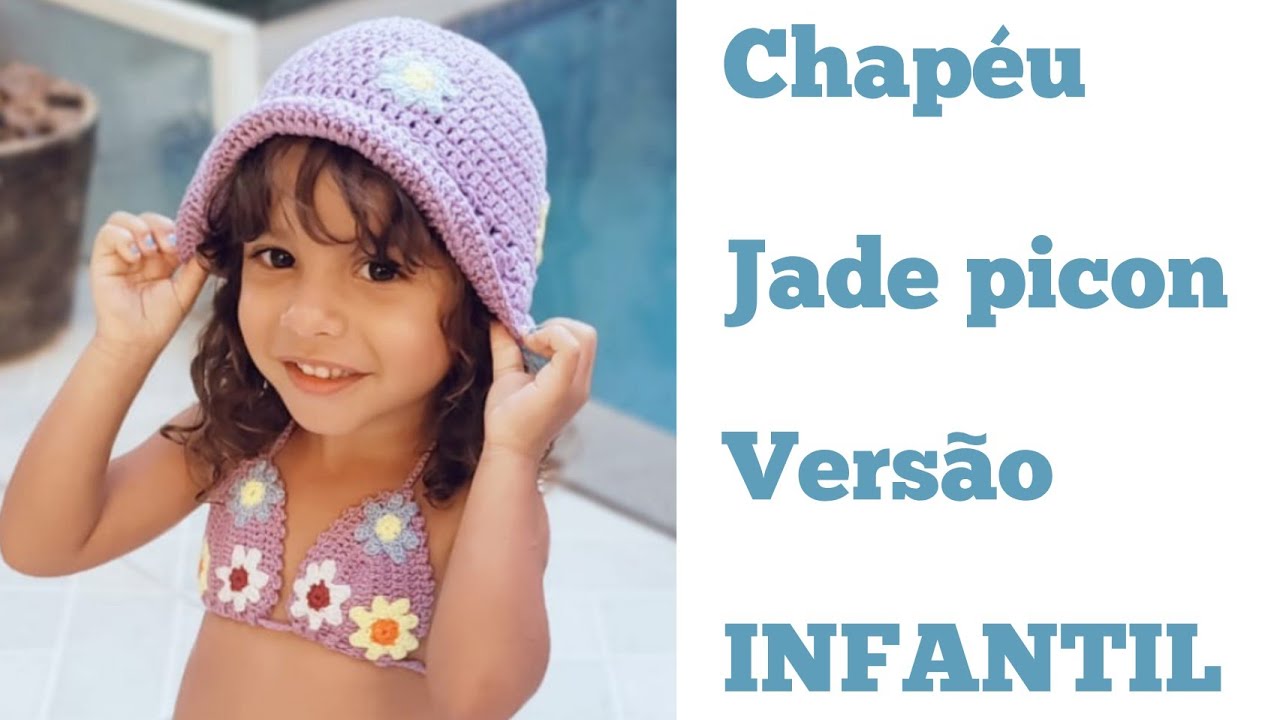 chapéu jade picon versão INFANTIL - de 1 a 8 anos