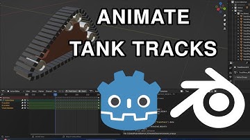 Animate Tank Tracks in Blender for Godot 4