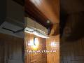 Talang ac atau cover ac atau reflektor ac supaya hembusan angin ac tidak langsung kena badan
