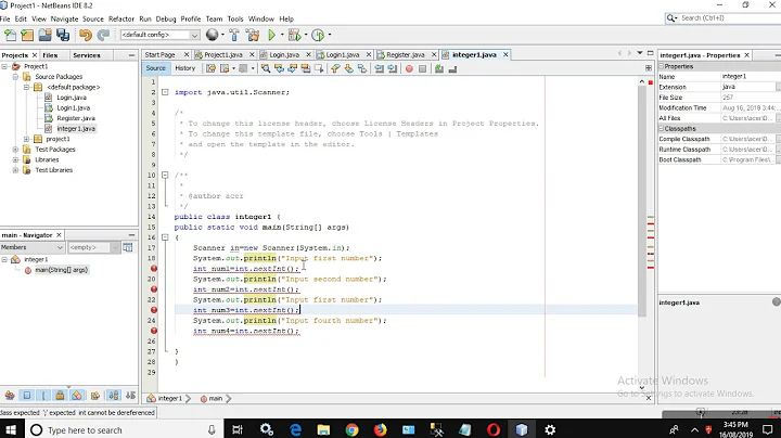 Print equal numbers if integer values are equal else not equal in Java