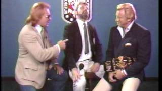 Larry Zbyszko is upset that Nick Bockwinkel was given the title wit...