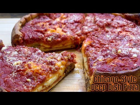 Cast-Iron Stuffed Pizza (Chicago-Style) — Omnivorous Adam