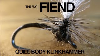 Quill Body Klinkhammer Fly Tying Tutorial | The Fly Fiend.