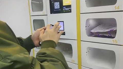 Operation video of food smart locker