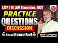 GATE & IIT JAM Economics-2026 | Practice Question Discussion-1 | By Sinha Sir