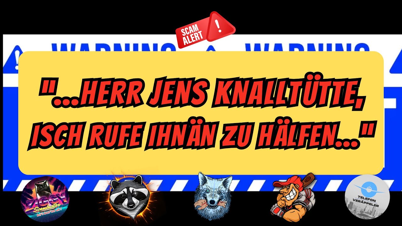 HERR KNALLTÜTE, ISCH RUFE IHNÄN ZU HÄLFEN...