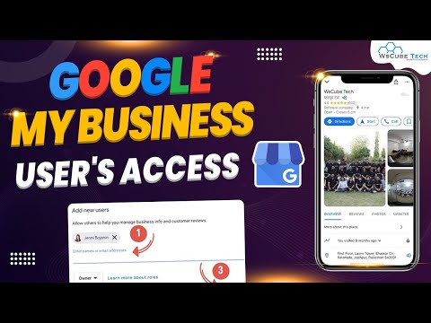 #25 Users access  in GMB | Google My Business - Advanced | WsCube Tech